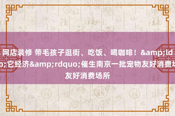 网店装修 带毛孩子逛街、吃饭、喝咖啡！&ldquo;它经济&rdquo;催生南京一批宠物友好消费场所